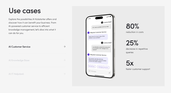 AI Kickstarter fastrack your AI mobile apps 