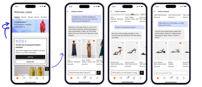 Zalando example of GenAI