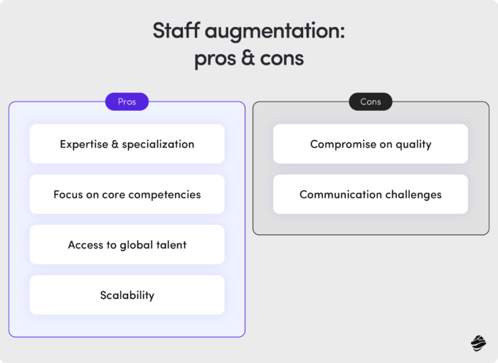 Staff augmentation: pros and cons