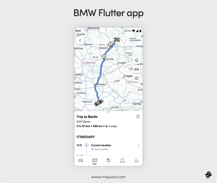 BMW Flutter App