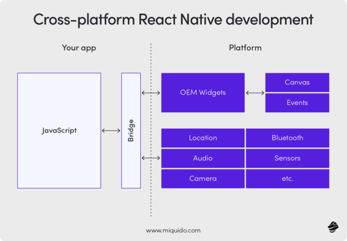 Cross-platform React Native development - Best 4 cross-platform app development frameworks