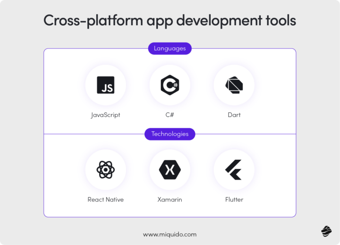Swift vs Kotlin vs Flutter in App Development: What to Choose? Cross-platform app development tools