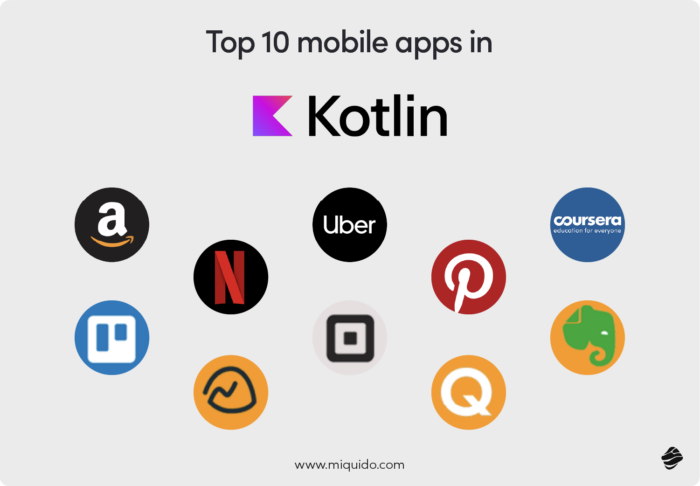 Top 10 mobile apps built in Kotlin