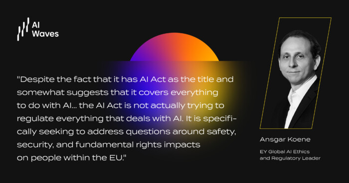 Dr. Ansgar Koene on AI Act's True Focus