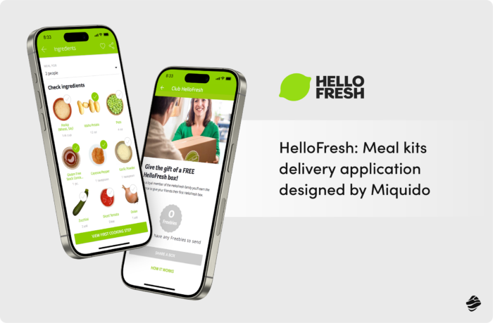 HelloFresh: Meal kits delivery application designed by Miquido