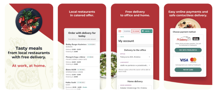 Launching - food delivery application