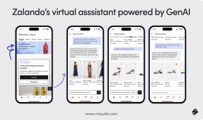 Zalando’s virtual assistant powered by GenAI