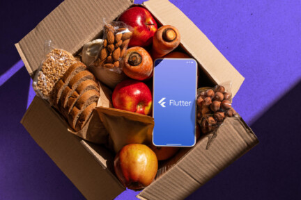 Flutter for food delivery development