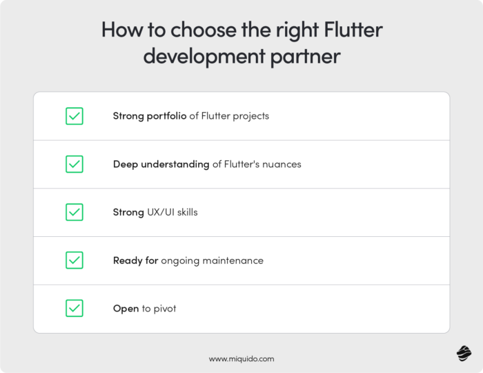 How to choose Flutter development company