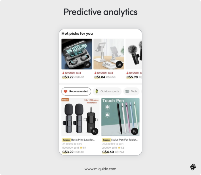 Predictive analytics example