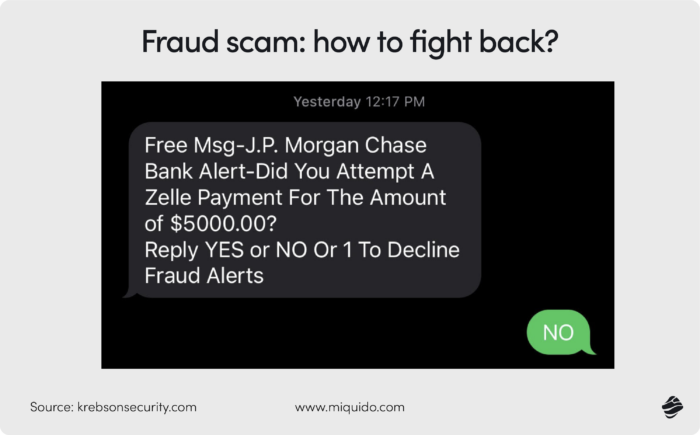 Security in FinTech fraud scam example