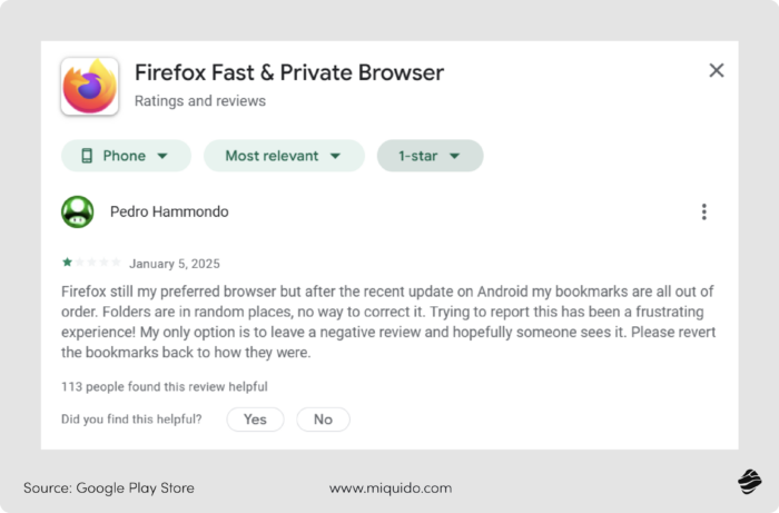 challenges of mobile commerce - compatibility issues Firefox review