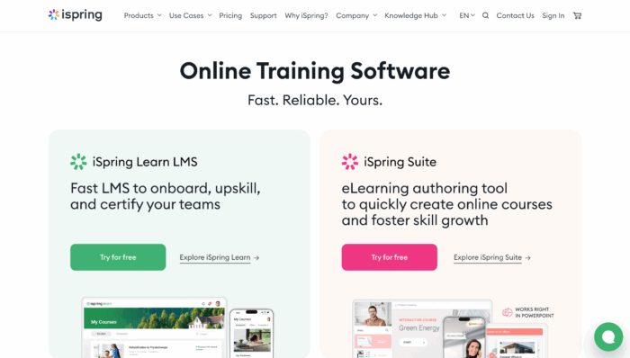 ispring learning management system