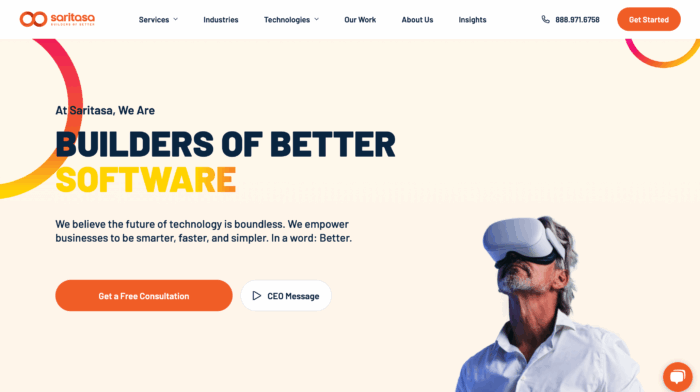 saritasa - top manufacturing software development companies