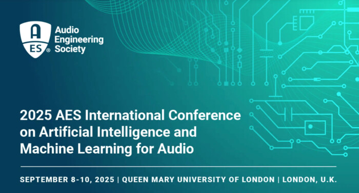 aes international conference on ai and machine learning for audio music industry events 2025